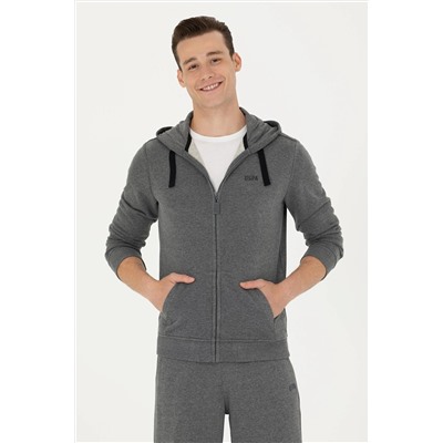 Erkek Antrasit Melanj Sweatshirt
