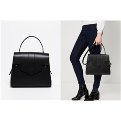 Bolso de piel Leni Negro