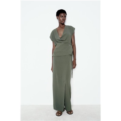 FLOWING WRAP TROUSERS