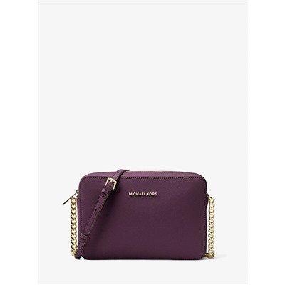 MICHAEL MICHAEL KORS Jet Set Large Saffiano Leather Crossbody