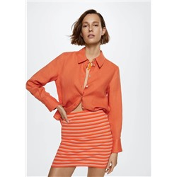 Minifalda rayas -  Mujer | MANGO OUTLET Melilla