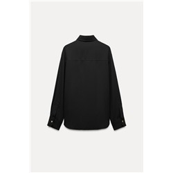 FLOWING SHIRT WITH GOLD-TONE BUTTONS