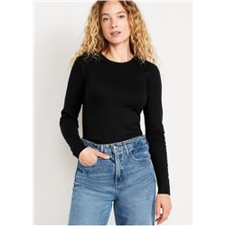 Snug Long-Sleeve Crew-Neck T-Shirt