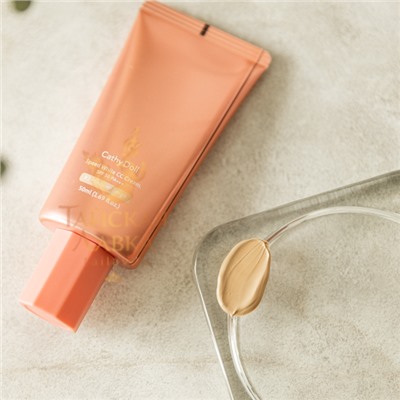 СС-КРЕМ ДЛЯ ЛИЦА «SPEED WHITE» SPF50 PA+++ (3 СРЕДНИЙ БЕЖ) CATHY DOLL