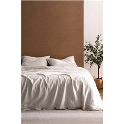Songe Çift Kişilik %100 Pamuk Chambre Nevresim Takımı - Ekru