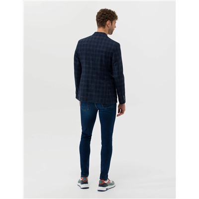 Lacivert Slim Fit Jean Pantolon