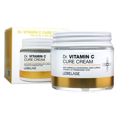 [LEBELAGE] Крем для лица антивозрастной выравнивающий рельеф ВИТАМИН С  Dr. Vitamin C Cure, 70 мл