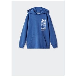Sudadera estampada capucha -  Niño | MANGO OUTLET España