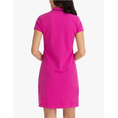 TIPPED POLO DRESS