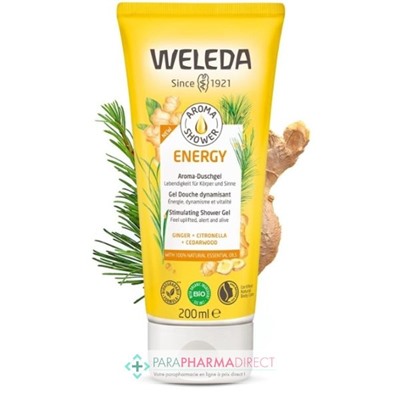 Weleda Energy - Gel Douche Dynamisant - BIO 200 ml