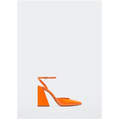 Zapato tacón bloque -  Mujer | MANGO OUTLET Melilla