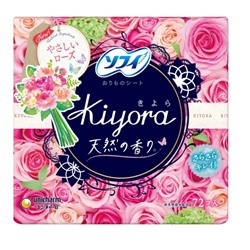 UNICHARM Гигиенические прокладки для женщин ежедневные Sweet Sofy Kiyora Fresh 14см 72шт