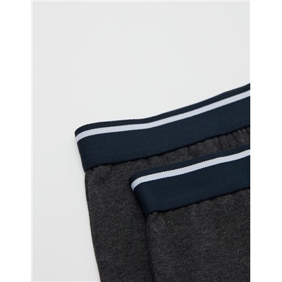 Pack 2 Boxers 'Stretch', Hombre, Gris Oscuro