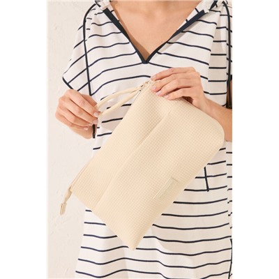 Neceser mediano neopreno beige