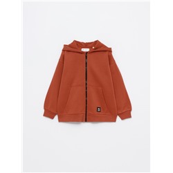 PLUSH JACKET WITH HOOD