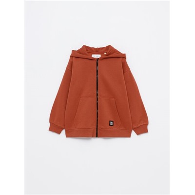 PLUSH JACKET WITH HOOD