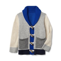 Shawl collar duffle cardigan