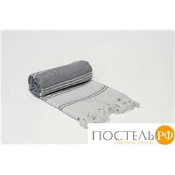 Полотенце Карвен DIAMOND 90*170 1шт.с бахрамой хлопок Н 3281 v4, Grey