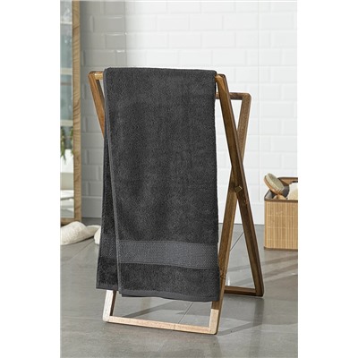 English Home Deluxe Pamuklu Low Twist Banyo Havlusu 90x150 Cm Antrasit 10033981-4