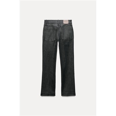 ZW COLLECTION BOOTCUT HIGH-WAIST CROPPED JEANS