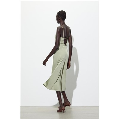 SATIN SLIP DRESS