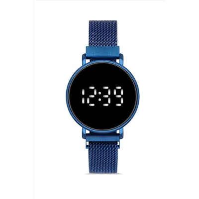Aqua Di Polo 1987 Unisex Lacivert Hasır Dijital Led Kol Saati Apwg027405 APWG0274