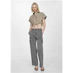 Jeans cargo bolsillos