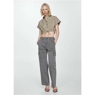 Jeans cargo bolsillos