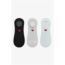 Penti, Pure Heart Nane Yeşili 3lü Sneaker Çorap