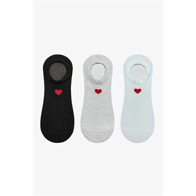 Penti, Pure Heart Nane Yeşili 3lü Sneaker Çorap