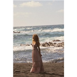 VESTIDO MIDI VOLANTE