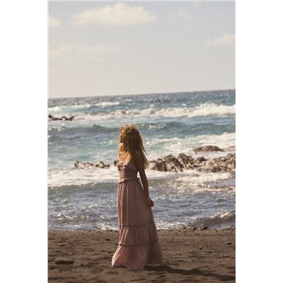 VESTIDO MIDI VOLANTE
