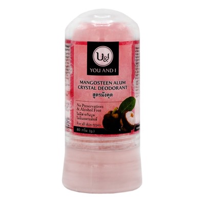 U&amp;I Crystal deodorant with mangosteen Дезодорант кристаллический с мангустином 80г