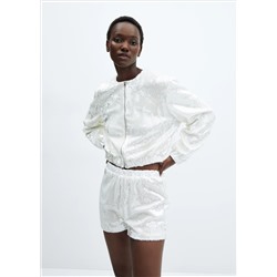 Chaqueta bomber lentejuelas