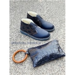 AB.Zapatos 4525 marino+Pelle PULSERA Marino