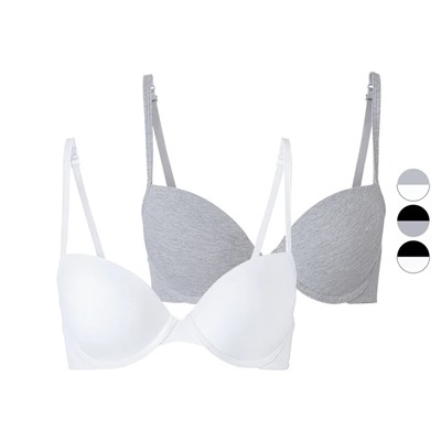 esmara Damen Bügel BH, 2er Set