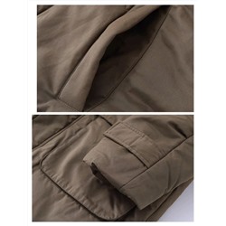 Мужская теплая куртка-пальто со съёмным капюшоном  Zar*a