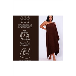 Полотенце банное махровое Софатекс 100х180 для ванны и душа НАТАЛИ #1019143