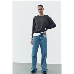 Z1975 MID-WAIST STRAIGHT CUT OUT JEANS