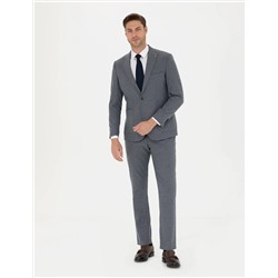 Koyu Mavi Slim Fit Takım Elbise