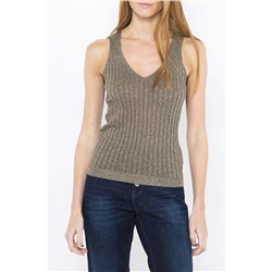 Camiseta de tirantes Caqui