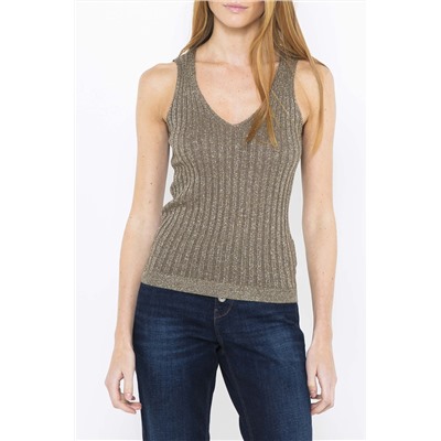 Camiseta de tirantes Caqui