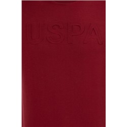 Erkek Bordo Basic Sweatshirt