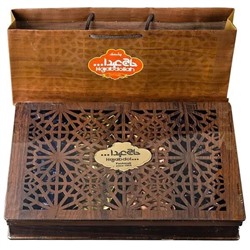 Конфеты из пишмание "Hajabdollah" с ванилью,капучино,корицы и гор.шок. 500 гр 1/5 (резная шкатулка), шт