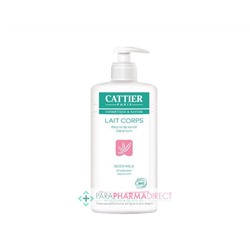 Cattier Lait Corps Nourrissant Beurre de Karité Géranium BIO 500ml