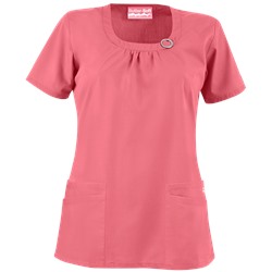 Butter-Soft Scrubs by UA™ Women's Rounded Neck 4-Pocket Top