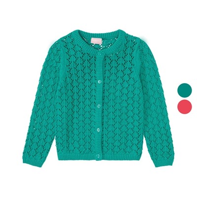 lupilu Kleinkinder Mädchen Cardigan, aus reiner Baumwolle