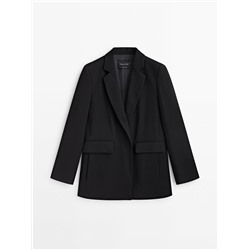 Americana traje crepe