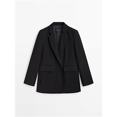 Americana traje crepe