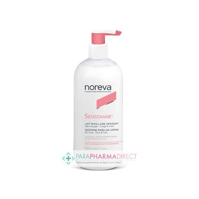 Noreva Sensidiane Lait Micellaire Apaisant Peaux Sensibles à Intolérantes 500ml